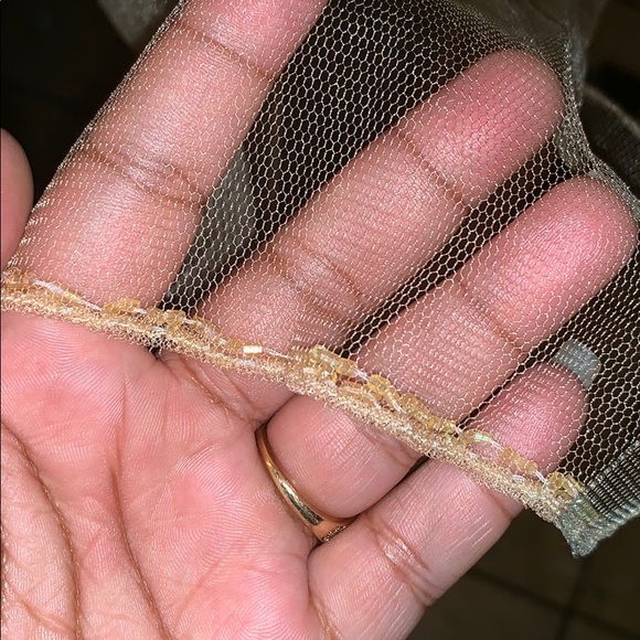 ❌SALE❌Gold beaded formal dress - Picture 8 of 8